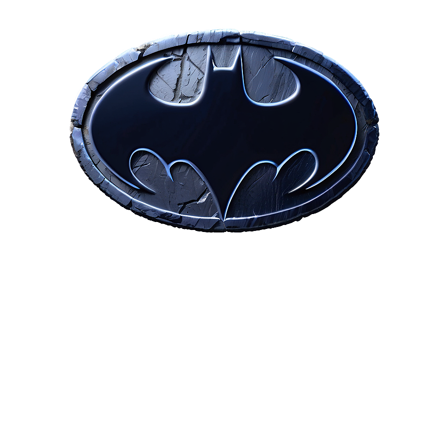 Batman Logo In Stone Texture Png 77 PNG