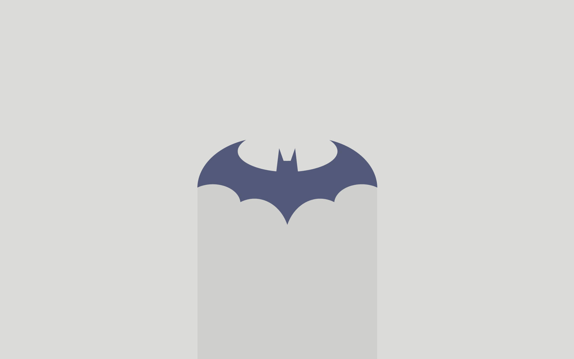 Batman Logo Minimalistic Art Wallpaper