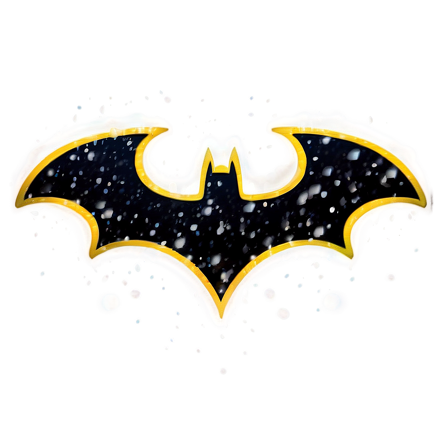 Batman Logo With Snow Effect Png Bqx PNG