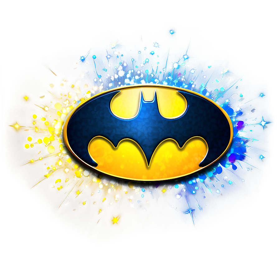 Batman Logo With Sparkles Png Rqd PNG