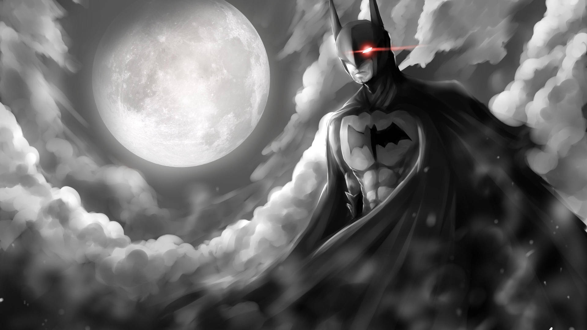 Batman Malede Illustrationer 4k Wallpaper