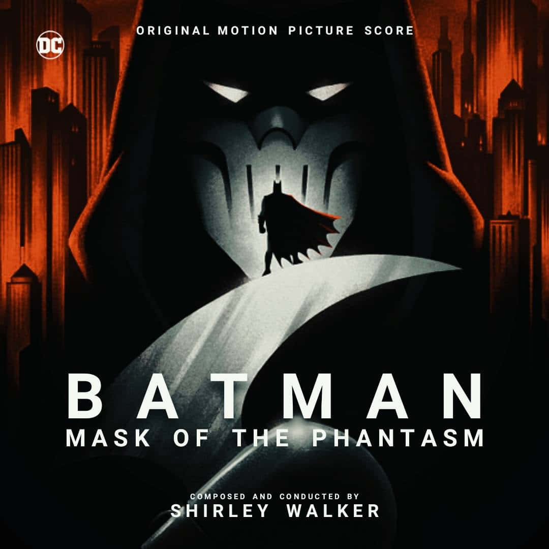 Batman and Phantasm face off in a striking scene from Batman: Mask of the Phantasm Wallpaper
