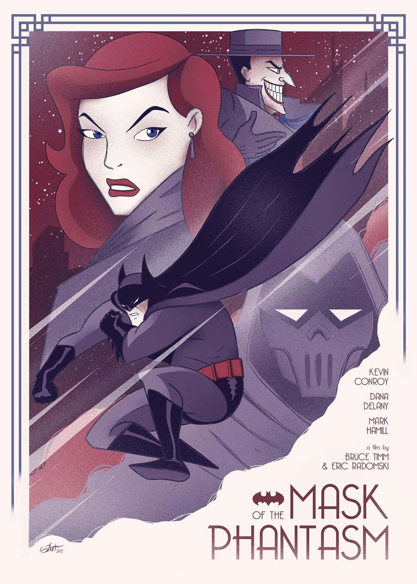 Batman Mask of the Phantasm Poster Art Wallpaper