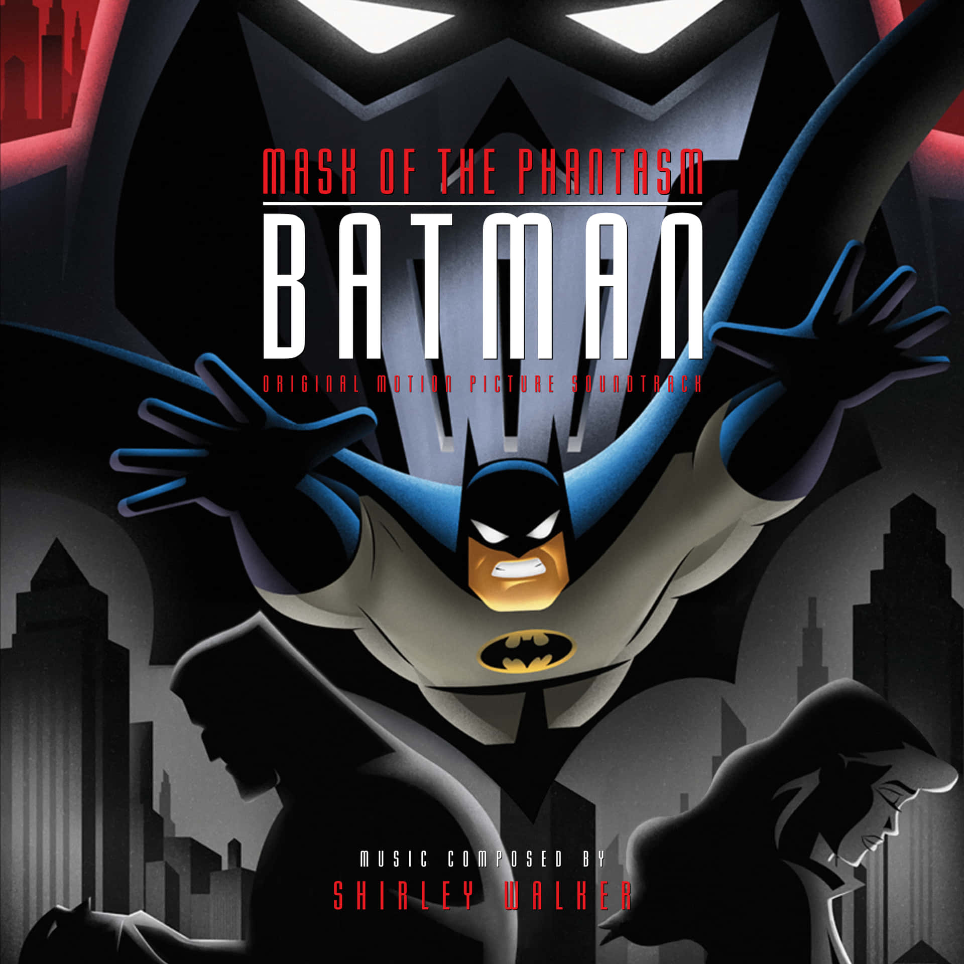 Batman in Action from Batman: Mask of The Phantasm Wallpaper