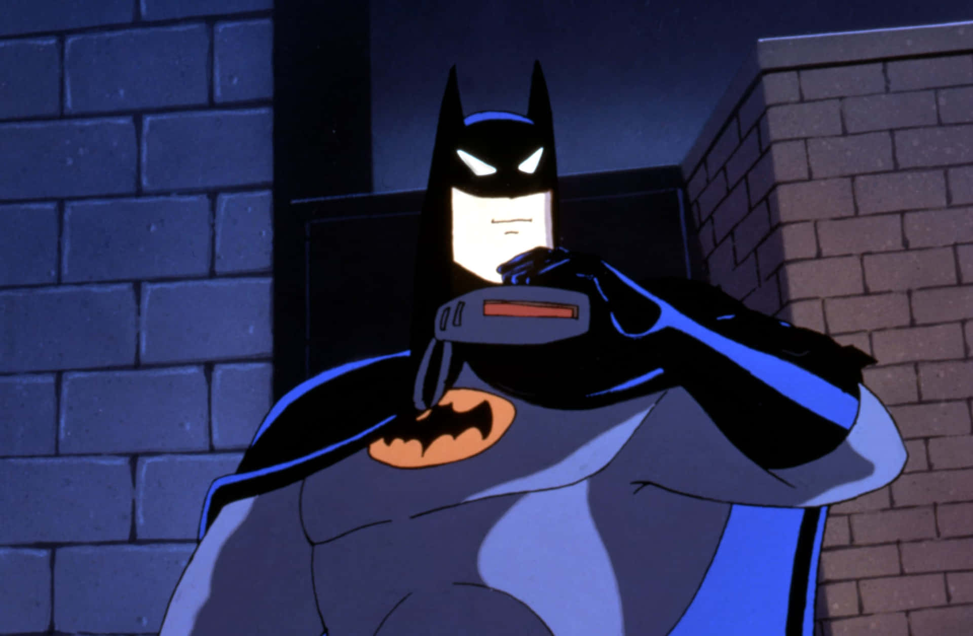 Batmany Phantasm Enfrentándose En Ciudad Gótica (or Ciudad De Gotham) Fondo de pantalla