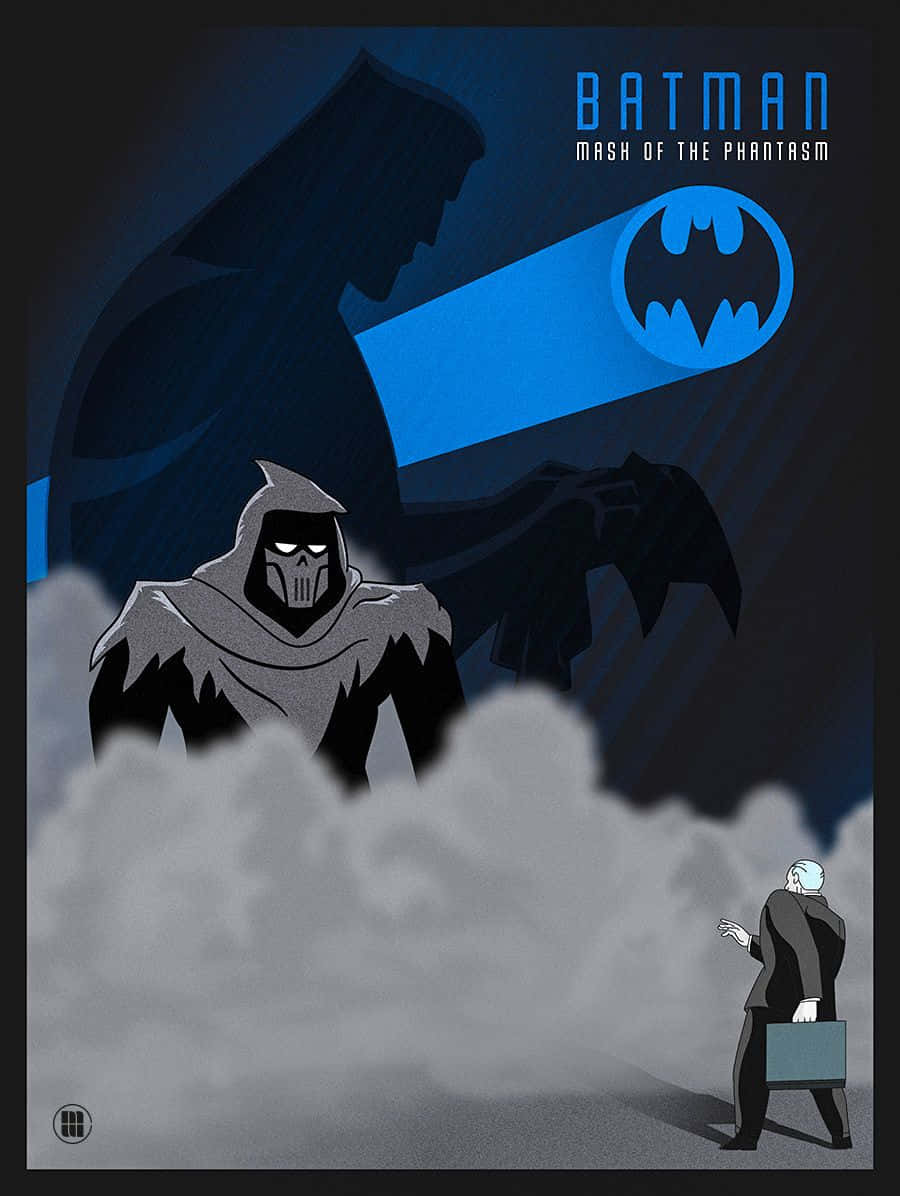 Batman and the Phantasm Face-off Wallpaper