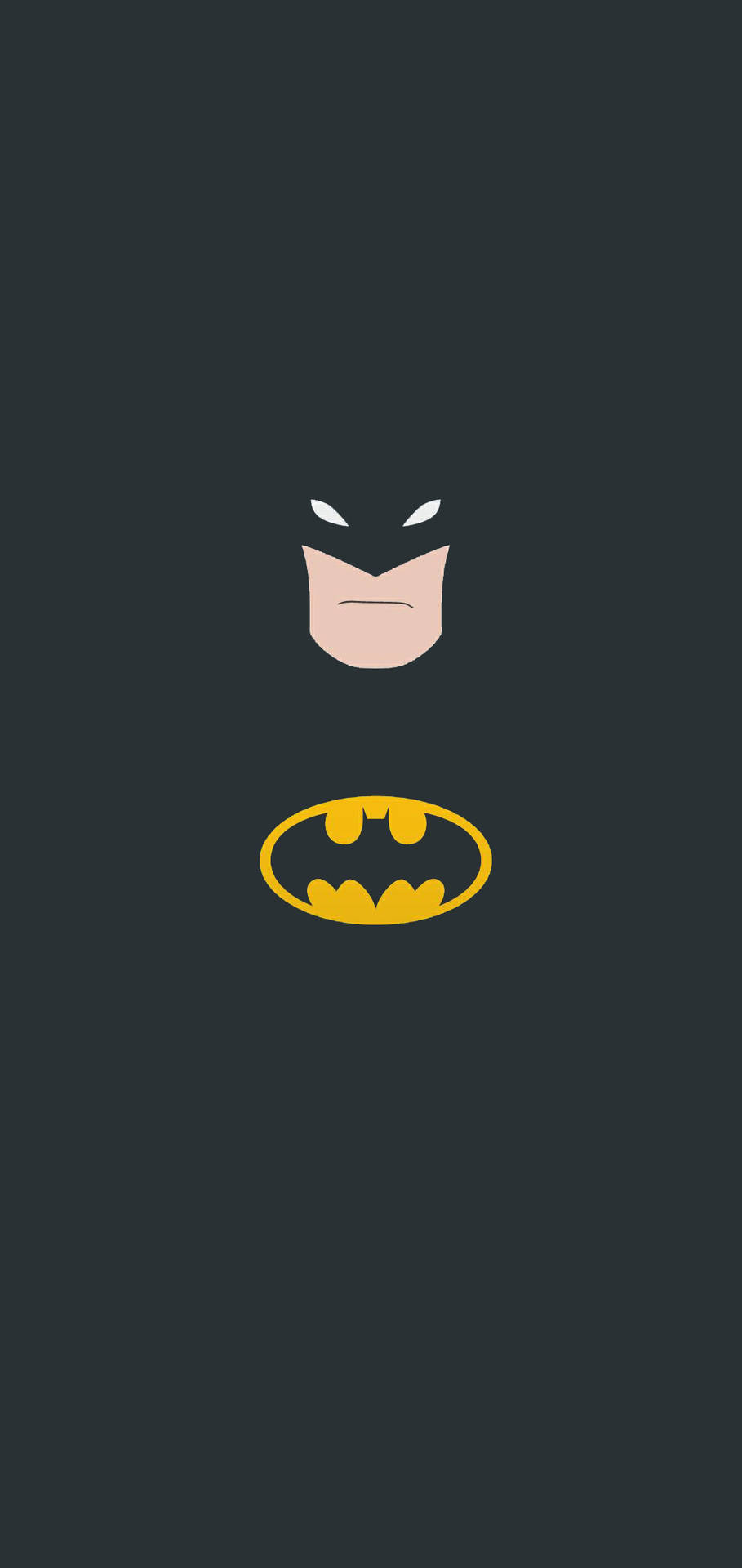 Batman Minimalistisk Telefon Wallpaper