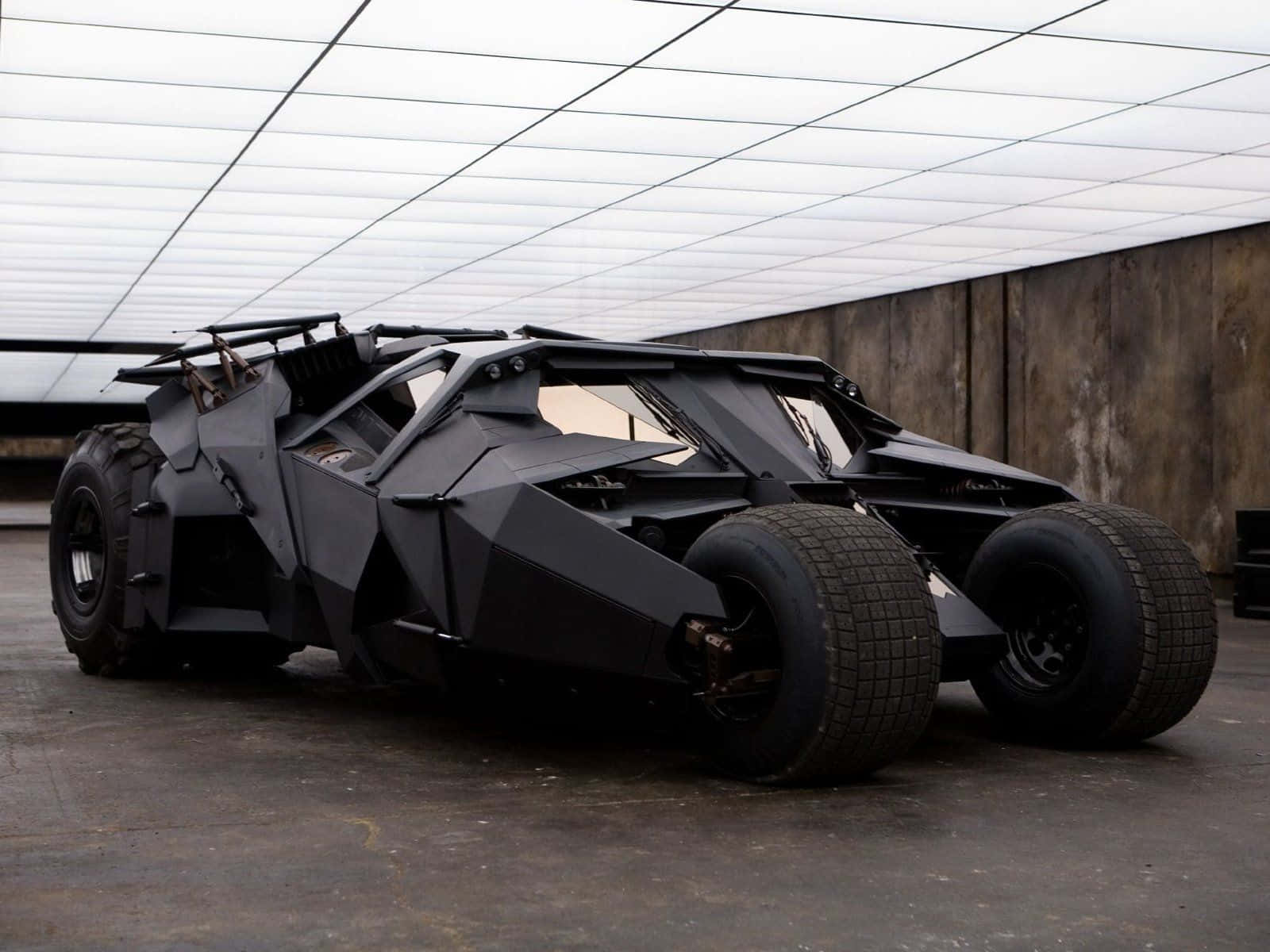 Batmanmonster-auto Metallisch. Wallpaper