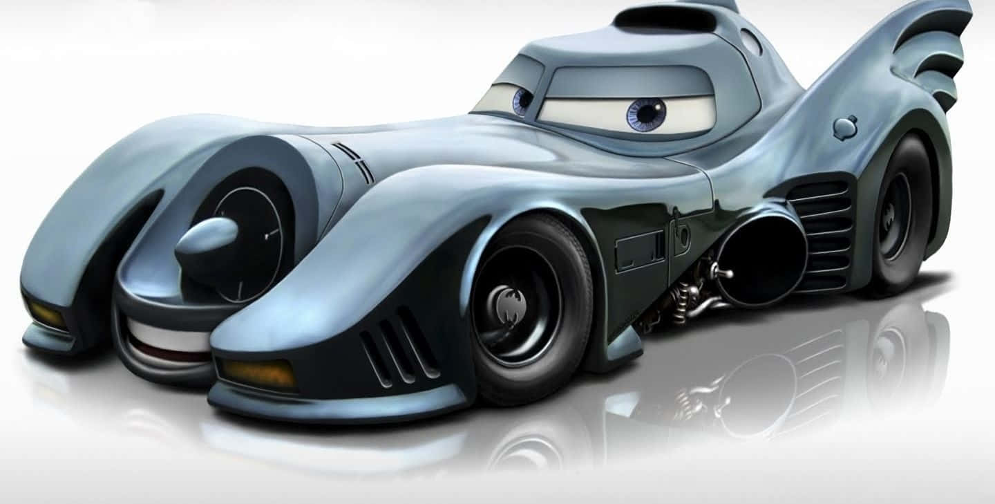 Batmanmonster Car Fönster Ögon Wallpaper