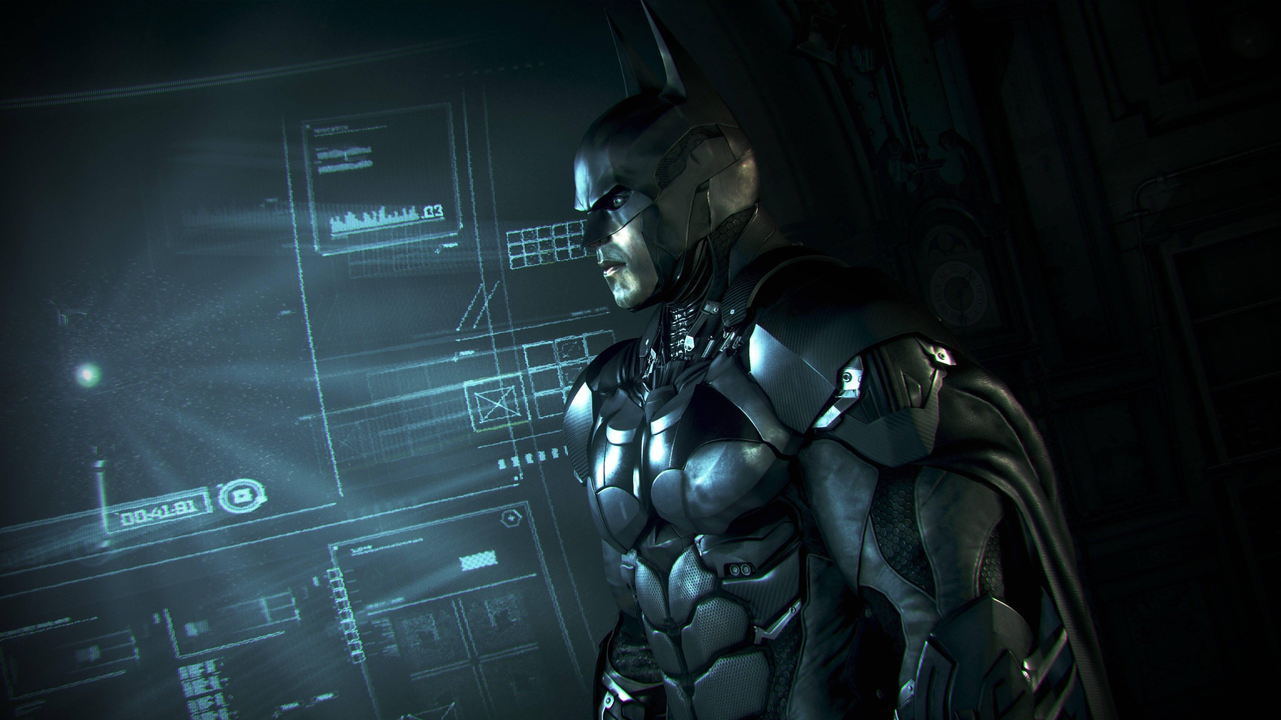 Batman Near The Screen Arkham City 4k Background