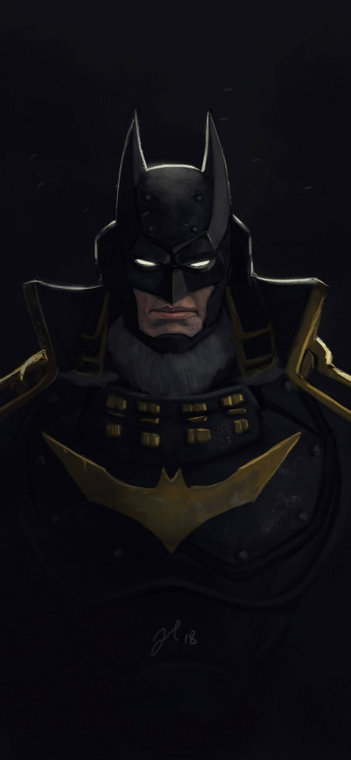 Batman Ninja Animation iPhone X Wallpaper