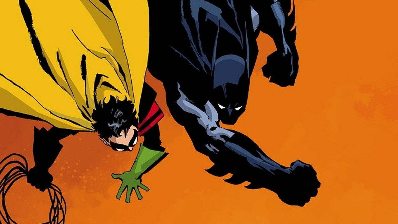 Batman Og Robin Mørke Sejr Wallpaper