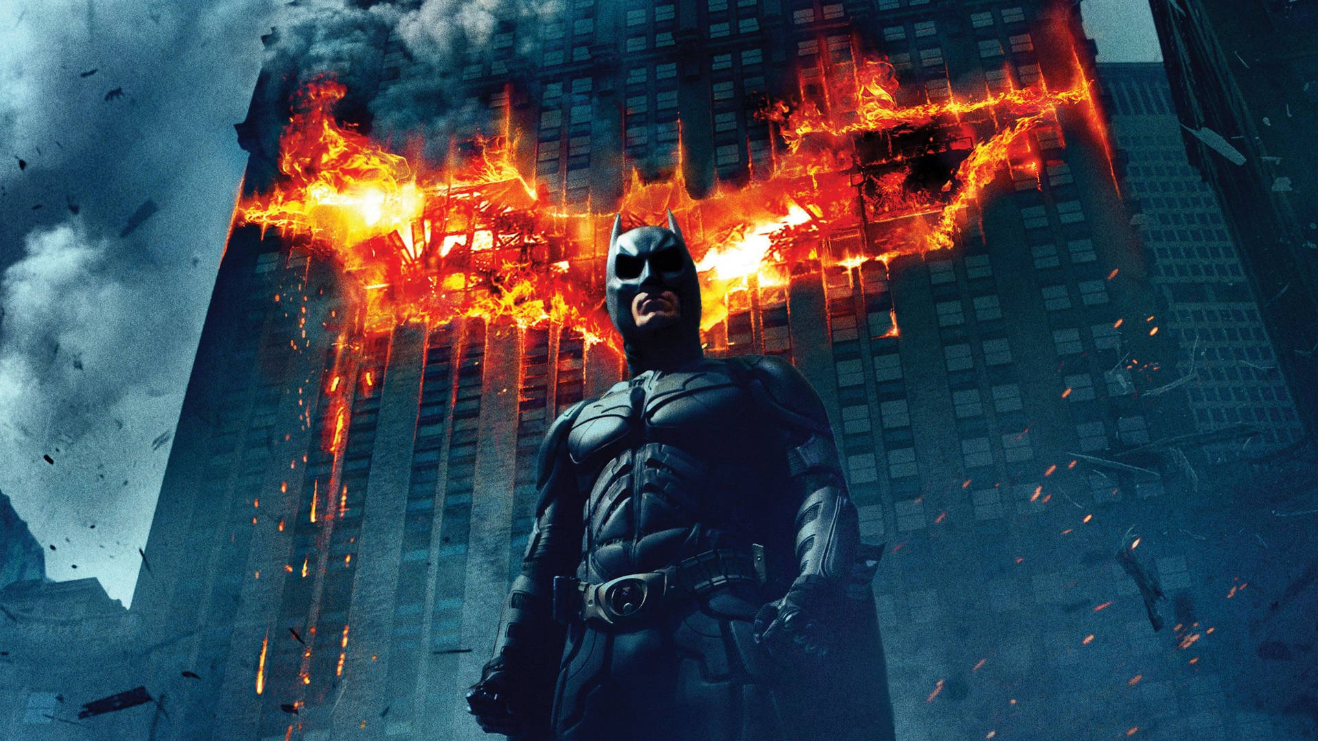 Batman On Fire Movie Wallpaper
