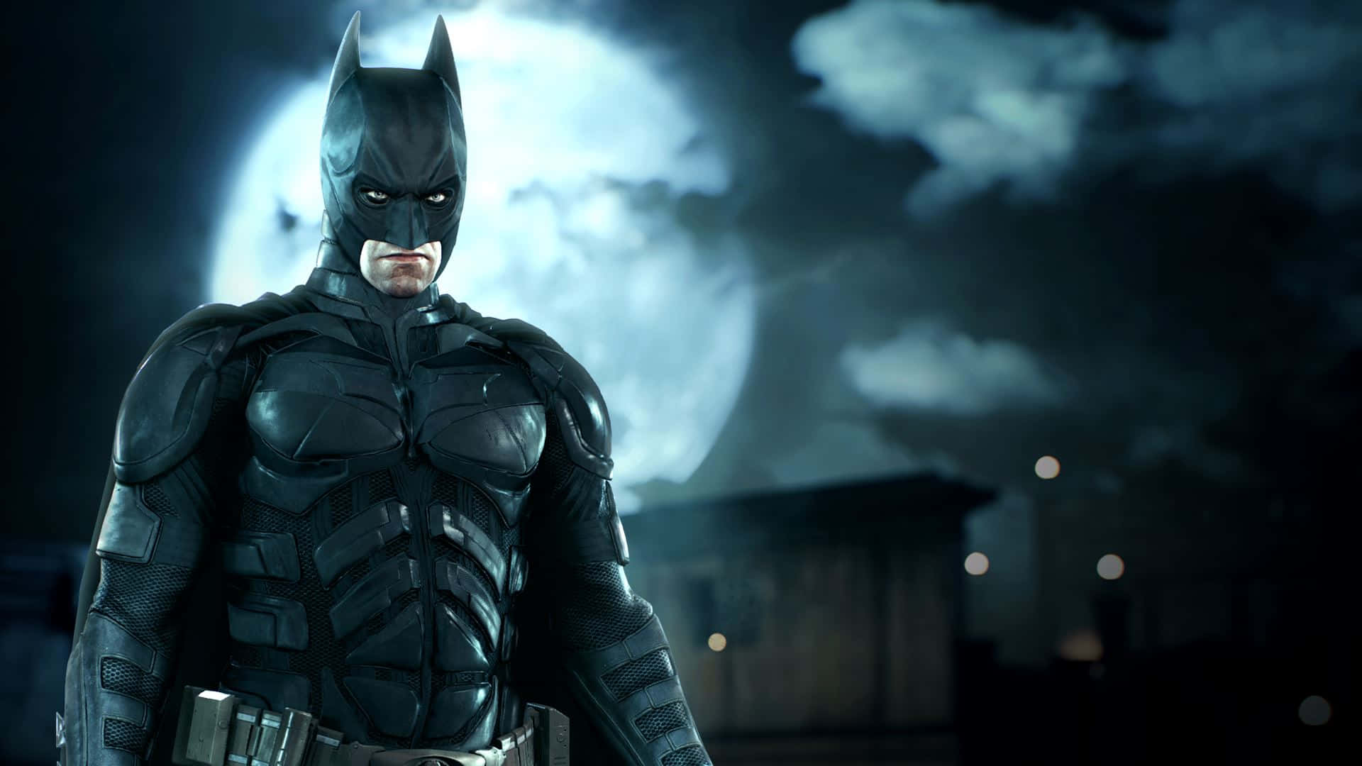 Bildvon Batman Bei Nacht In Gotham City
