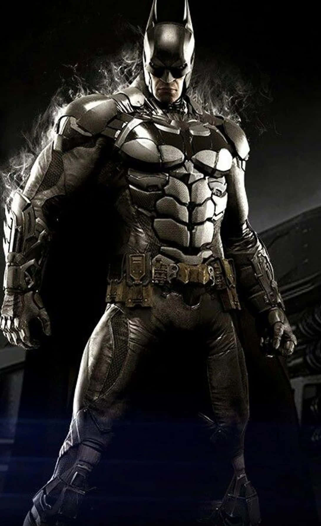 Artede Batman Con Imagen De Aura Negra.
