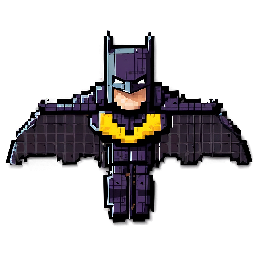 Batman Pixel Art Png Pun PNG