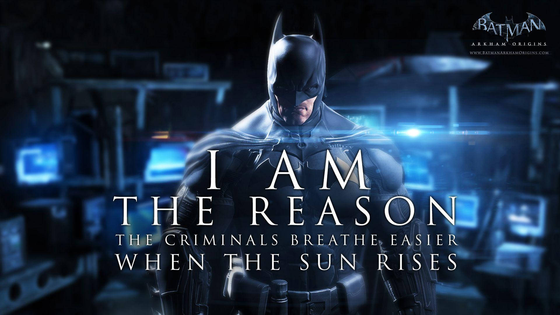 Citações De Batman: Eu Sou A Razão Papel de Parede