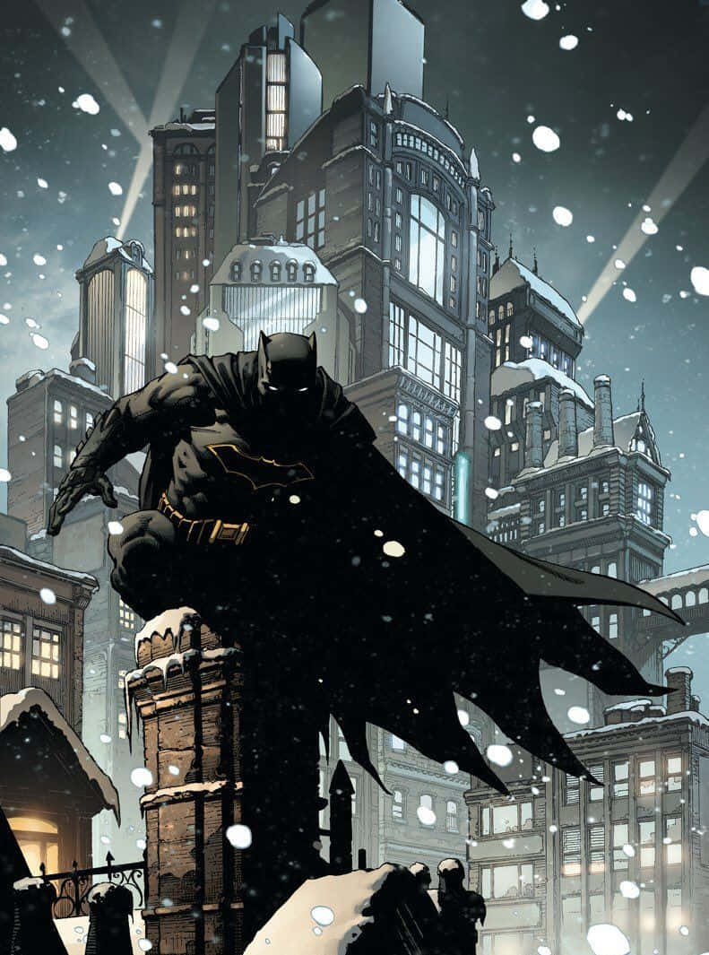 The Dark Knight Reborn - Batman Comic Illustration Wallpaper