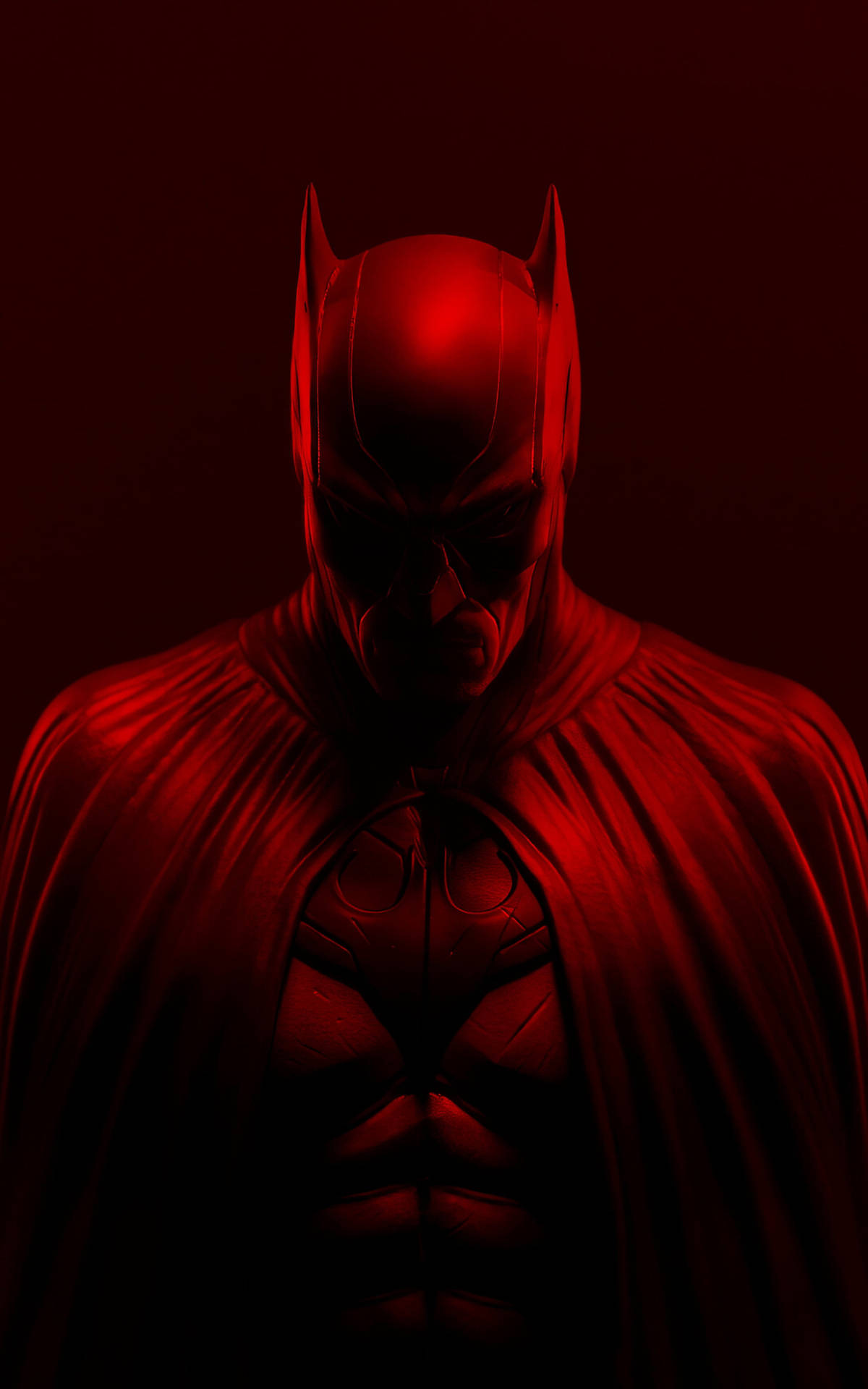 Batman Red Rising Phone Art Wallpaper