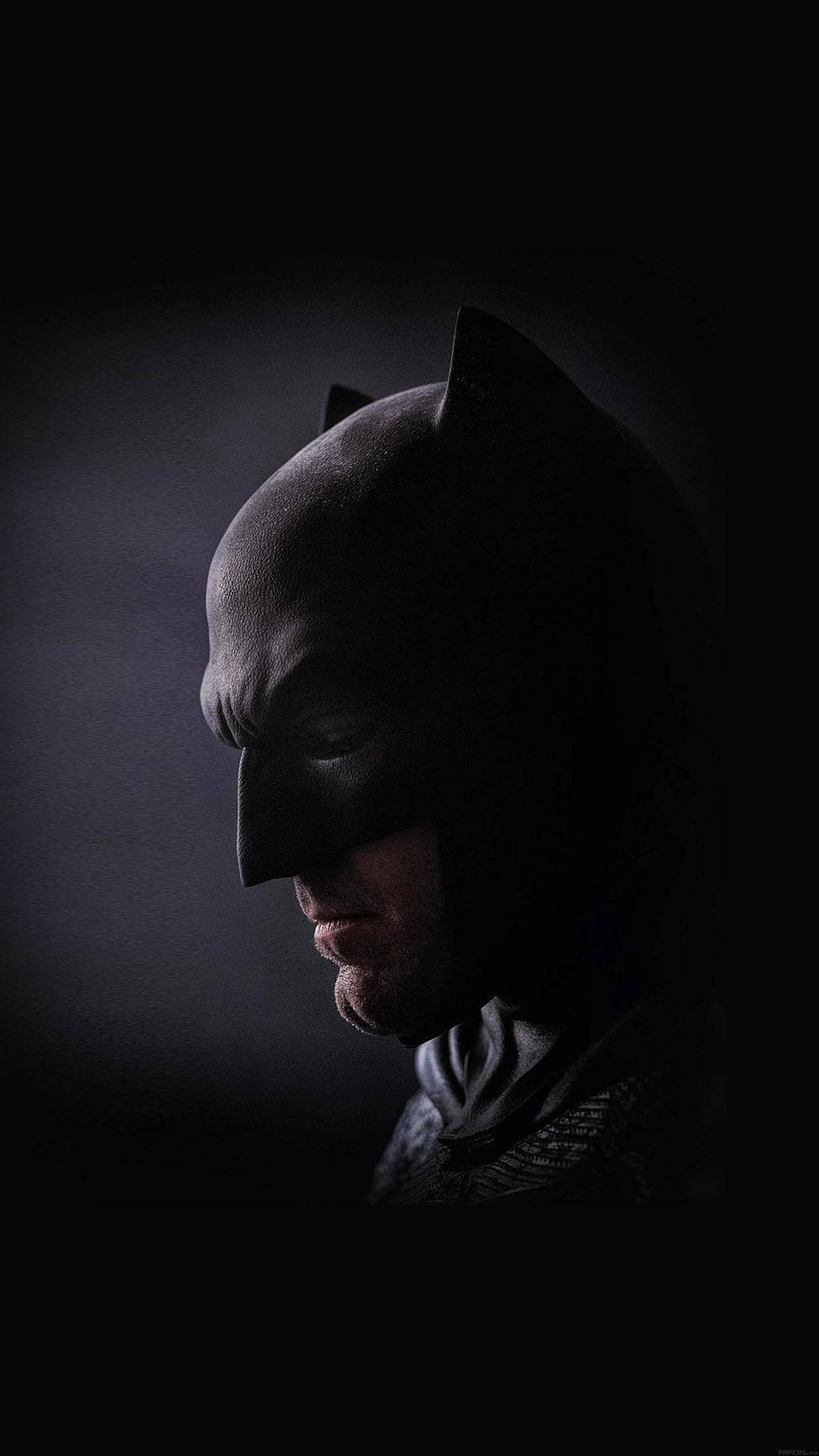 Batman Sideview Close-Up iPhone X Wallpaper