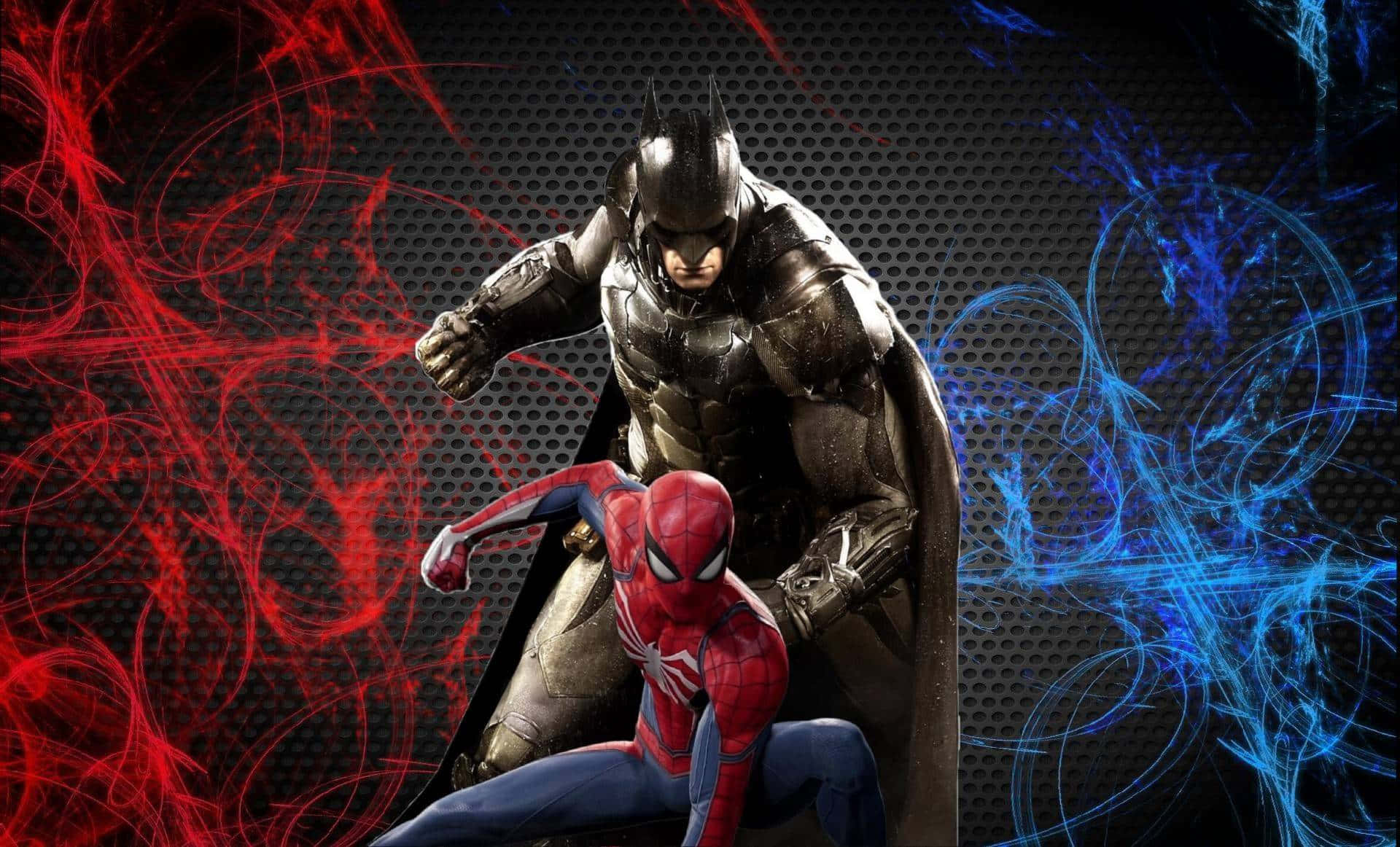 Batman Spiderman Dynamic Duo Wallpaper