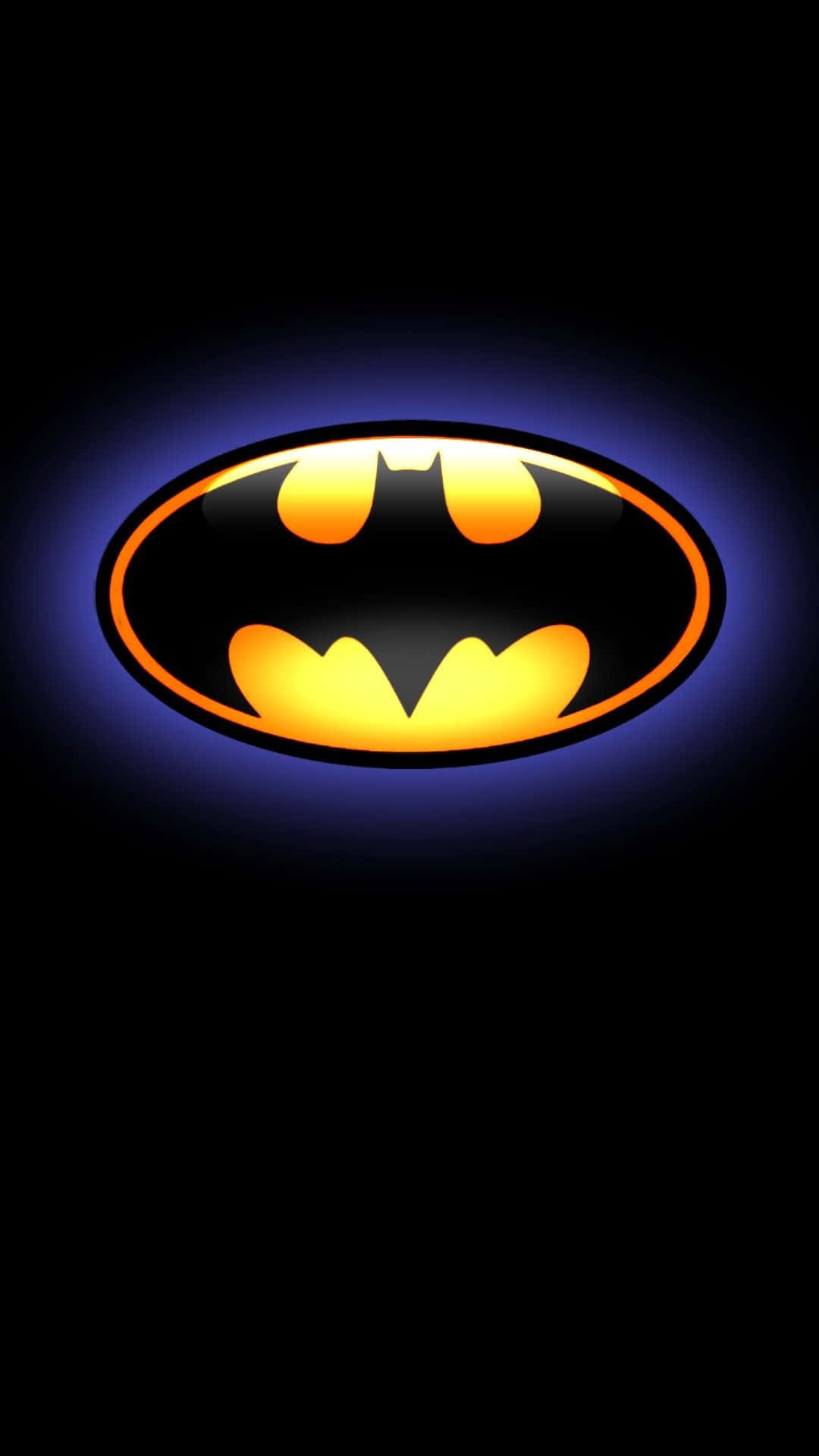 Batman Symbol Glowingi Phone Wallpaper Wallpaper