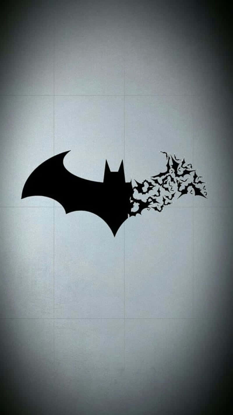 Batman_ Symbol_ Shattered_ Effect Wallpaper