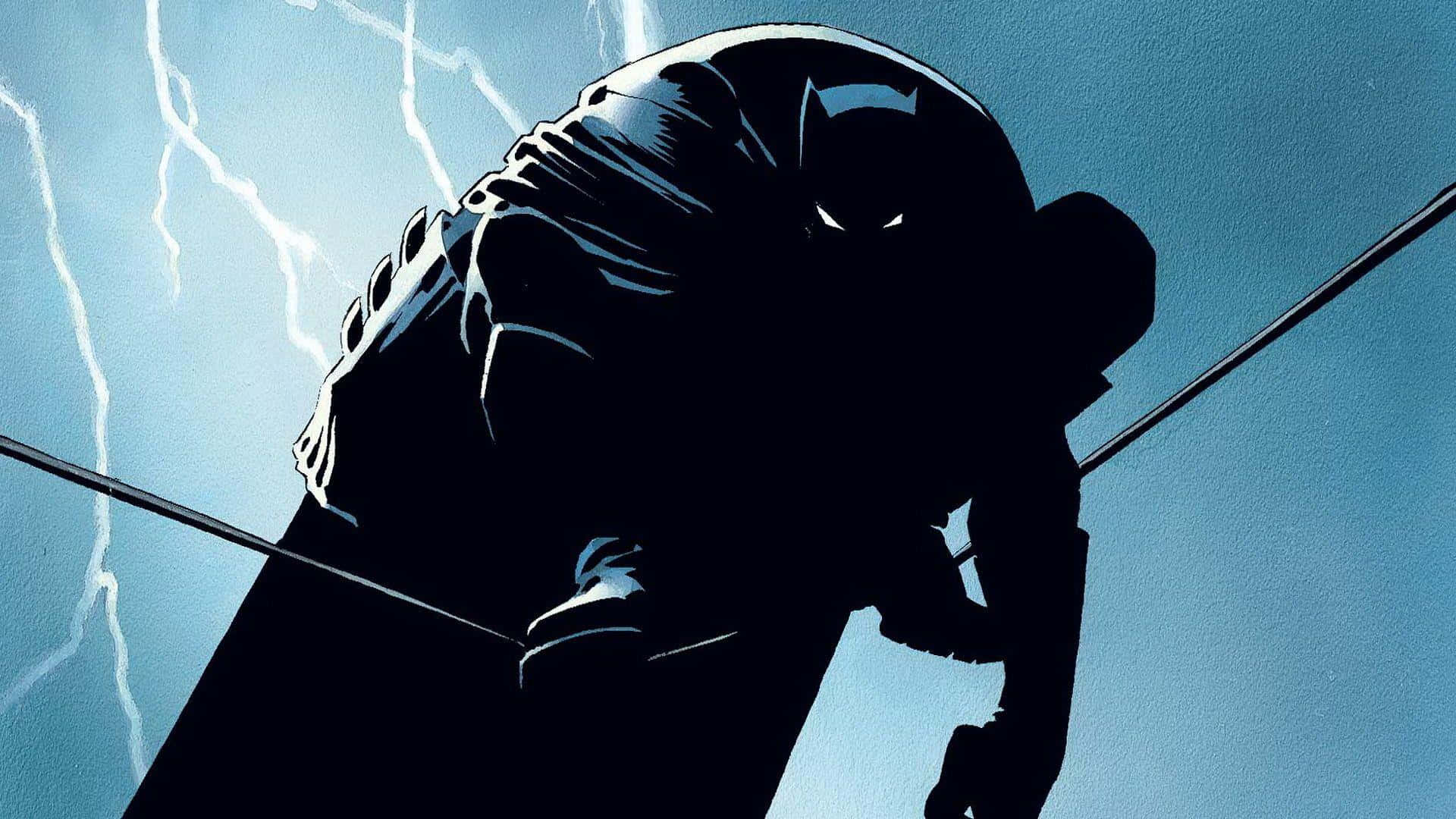 Batman The Dark Knight Returns - A Gritty Hero Rises Wallpaper