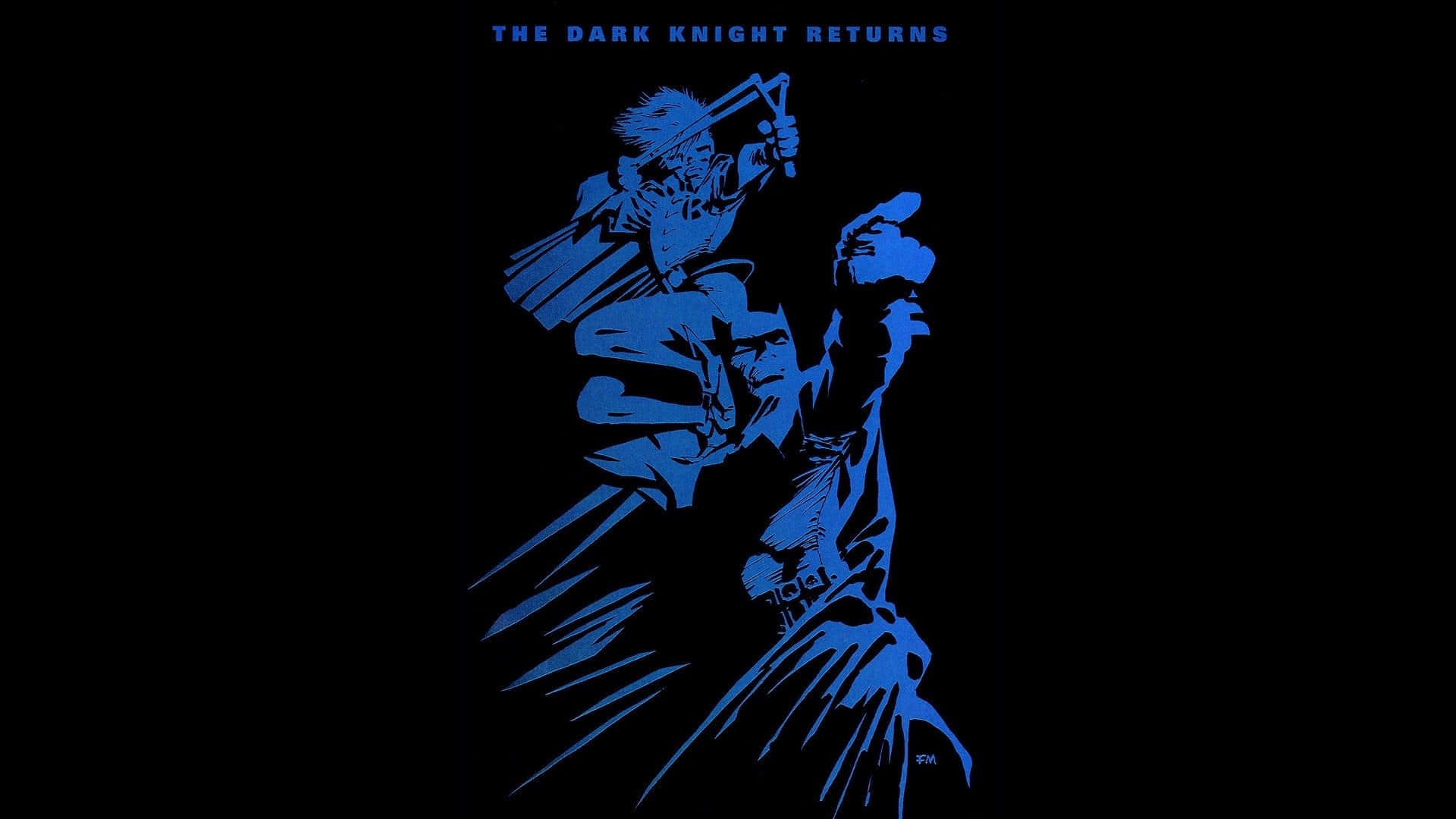 The Dark Knight Returns - Batman in action Wallpaper