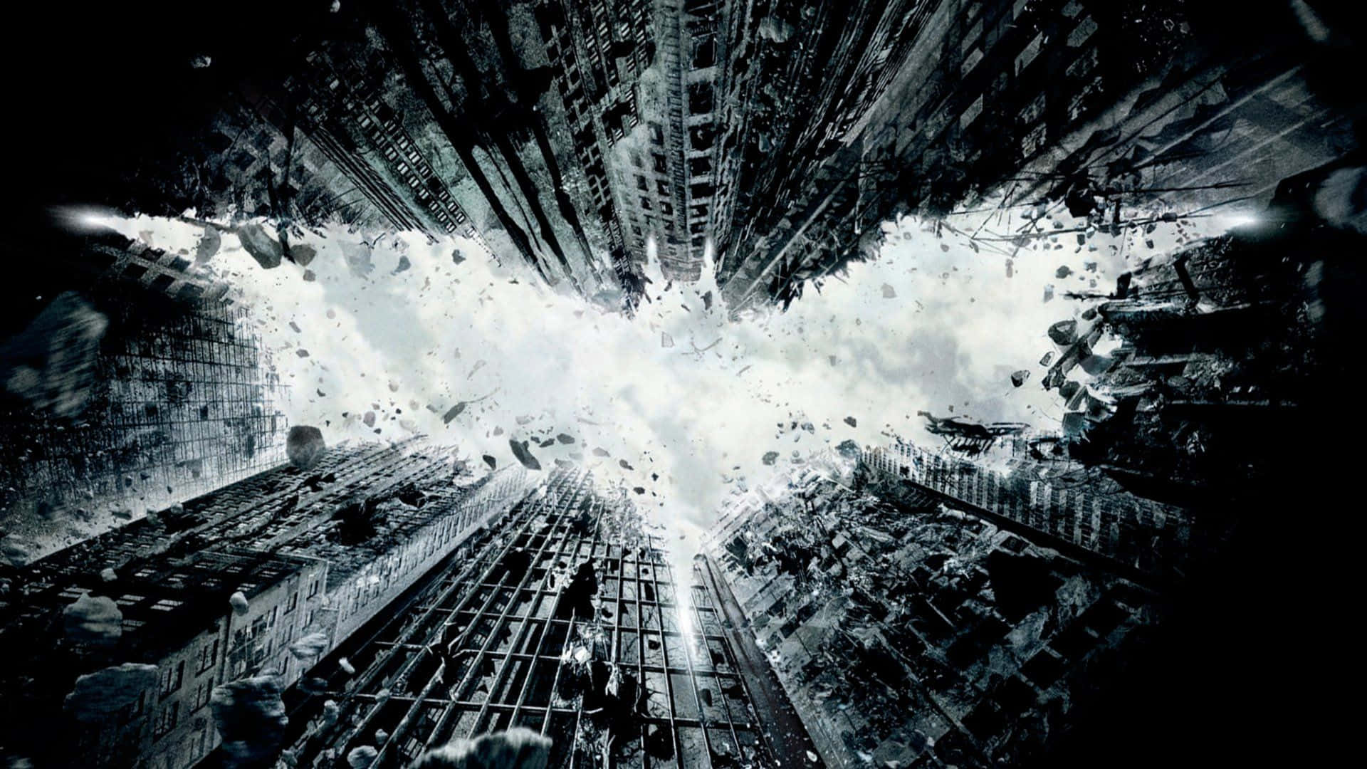 Batman overlooking Gotham City in The Dark Knight Returns Wallpaper