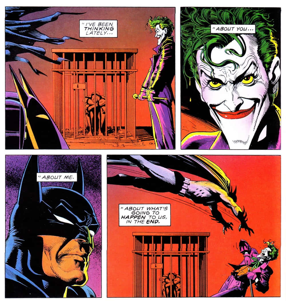 The Iconic Moment from Batman: The Killing Joke Wallpaper