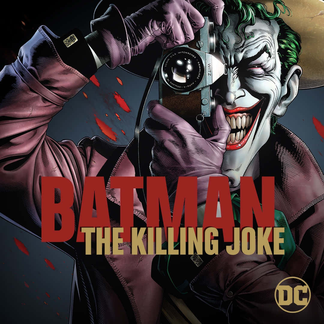 Batmany Joker Cara A Cara En El Chiste Mortal. Fondo de pantalla
