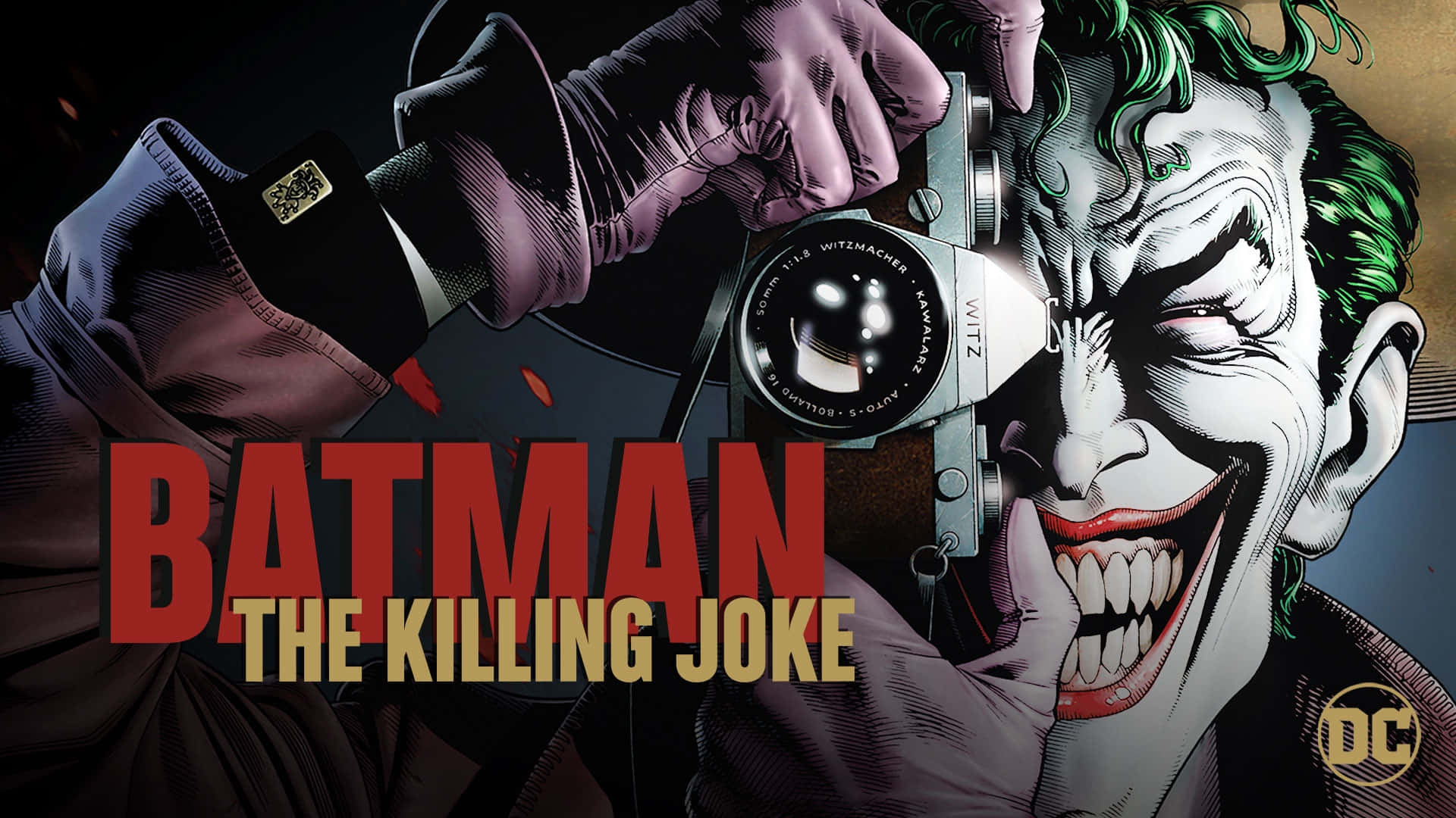 Batman and Joker face to face in The Killing Joke Wallpaper