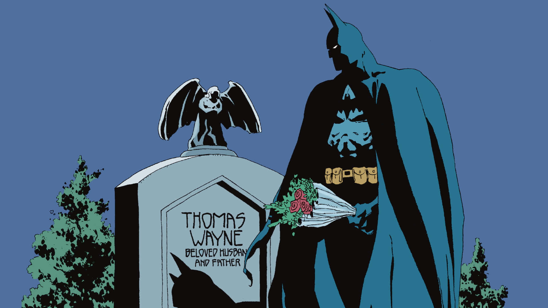 Batman - The Long Halloween Comic Art Wallpaper Wallpaper