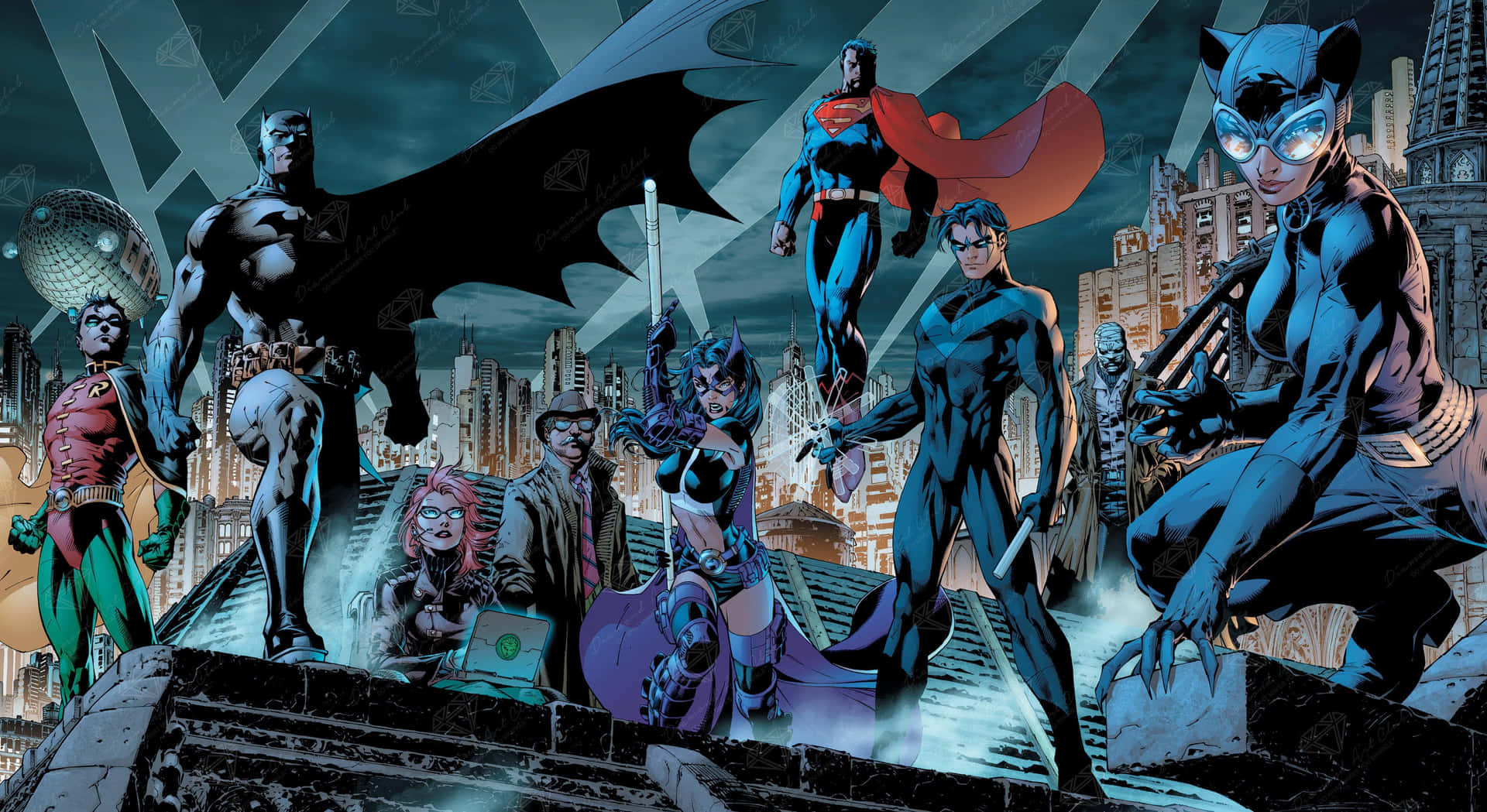 Batmanel Nuevo 52 - El Caballero Oscuro En Acción Fondo de pantalla