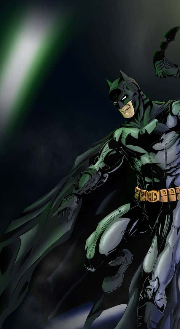 Batman - Leaping into Action, The New 52 Edition Wallpaper