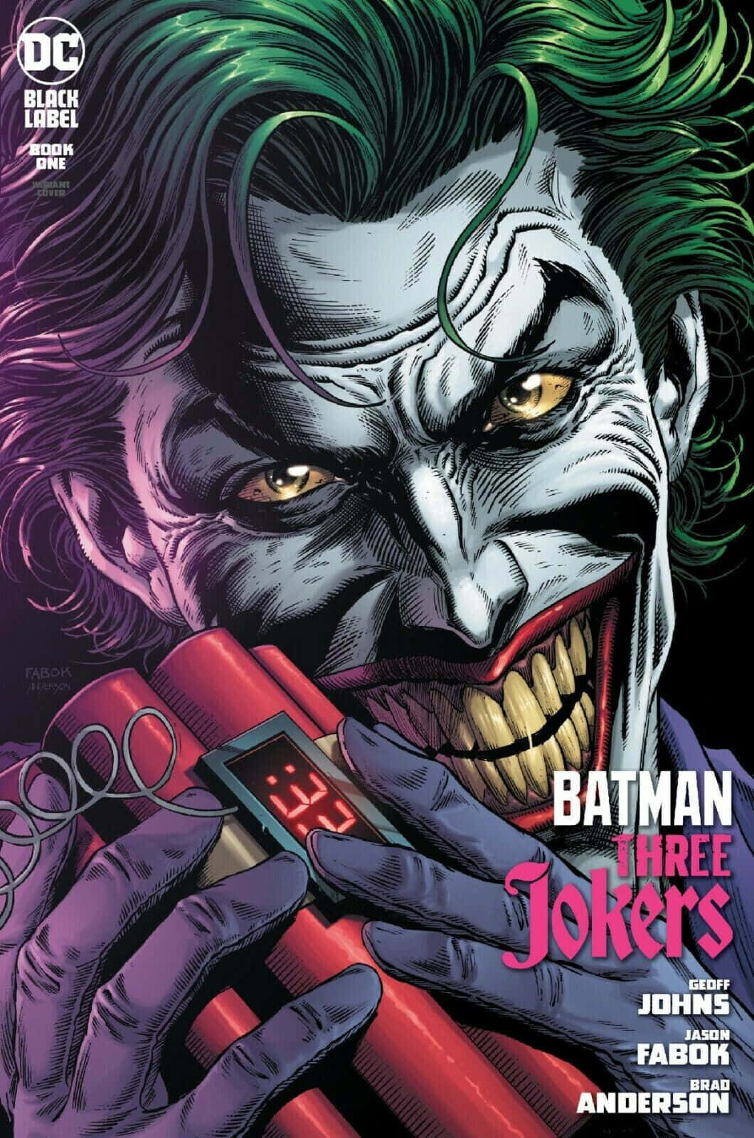 Batman and The Three Jokers Face-to-Face Wallpaper