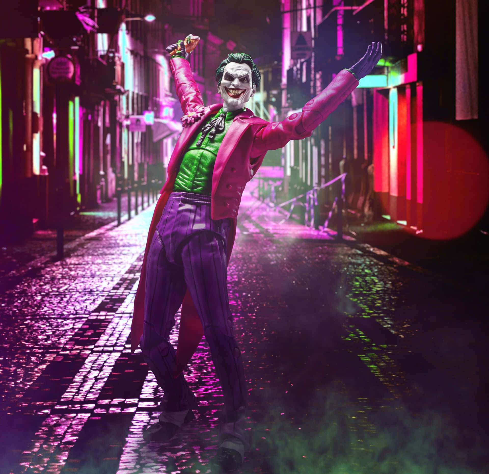 Elcaballero Oscuro Enfrenta A Los Tres Jokers Fondo de pantalla