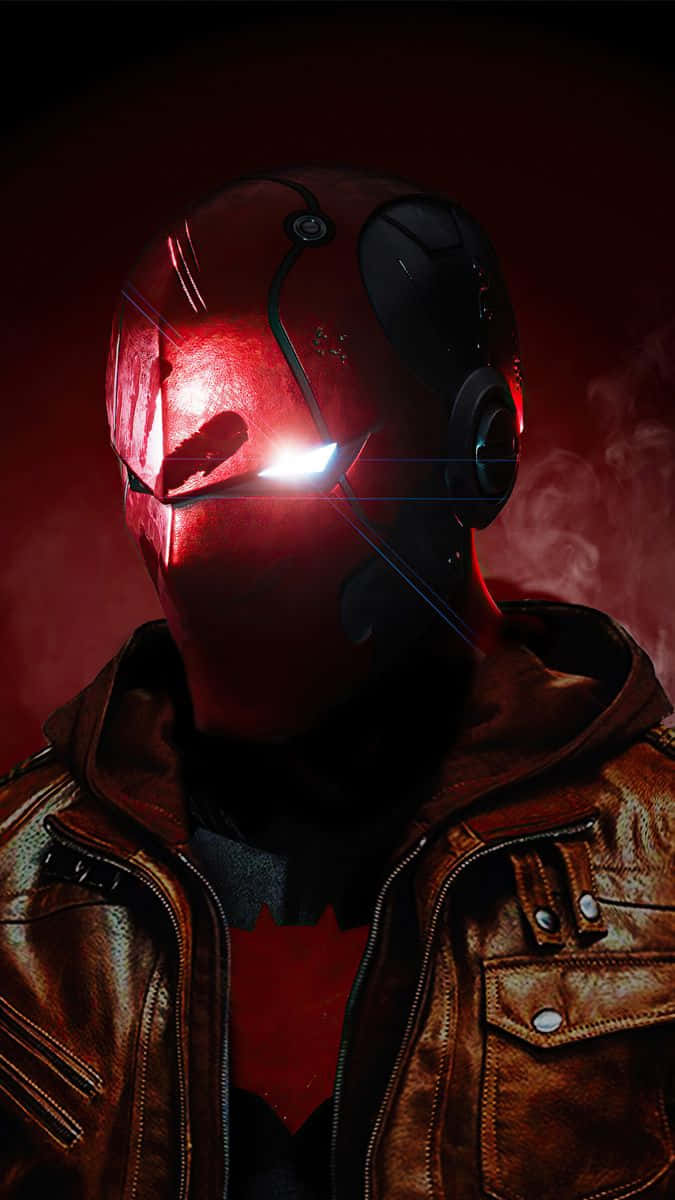 Download Caption: The Dark Knight faces the Red Hood in an iconic