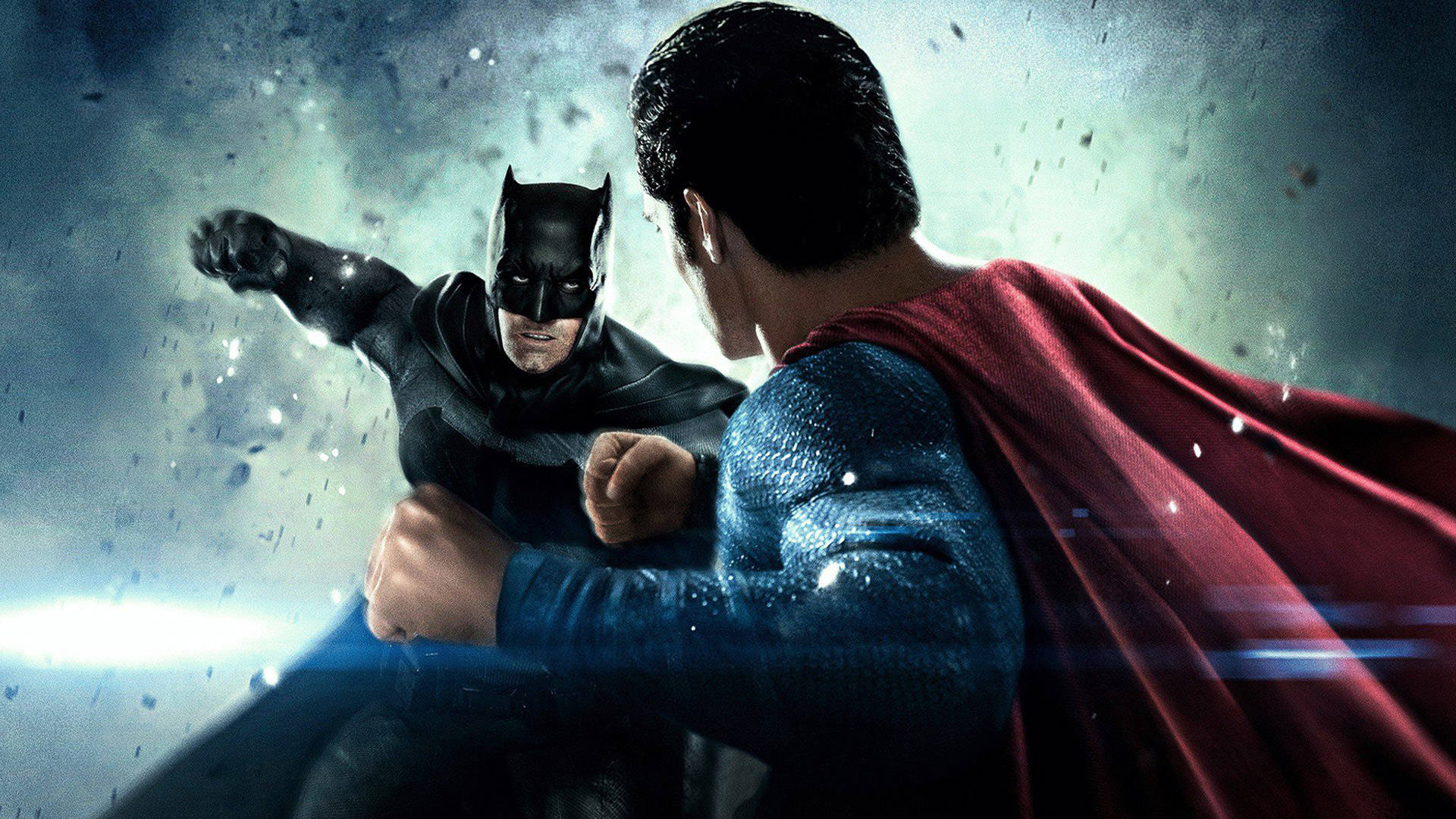 Batman V Superman Dawn Of Justice Fighting Scene Wallpaper