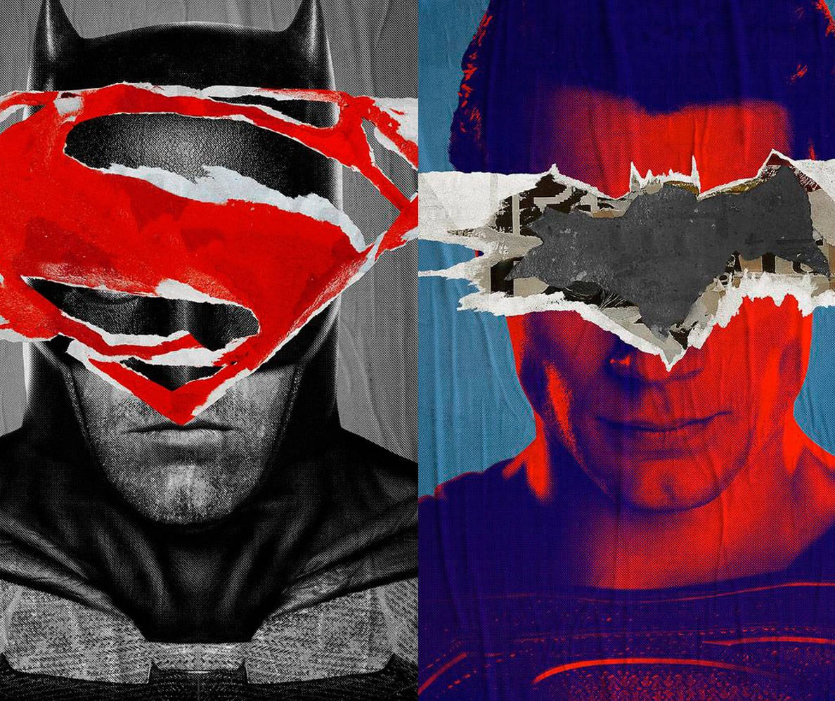 Batman V Superman Dawn Of Justice Logo On Face Wallpaper