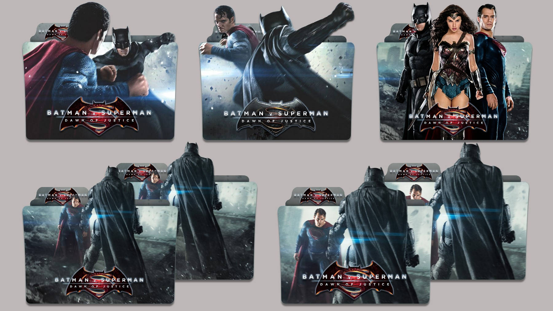 Batman V Superman Dawn Of Justice Poster Selection Wallpaper
