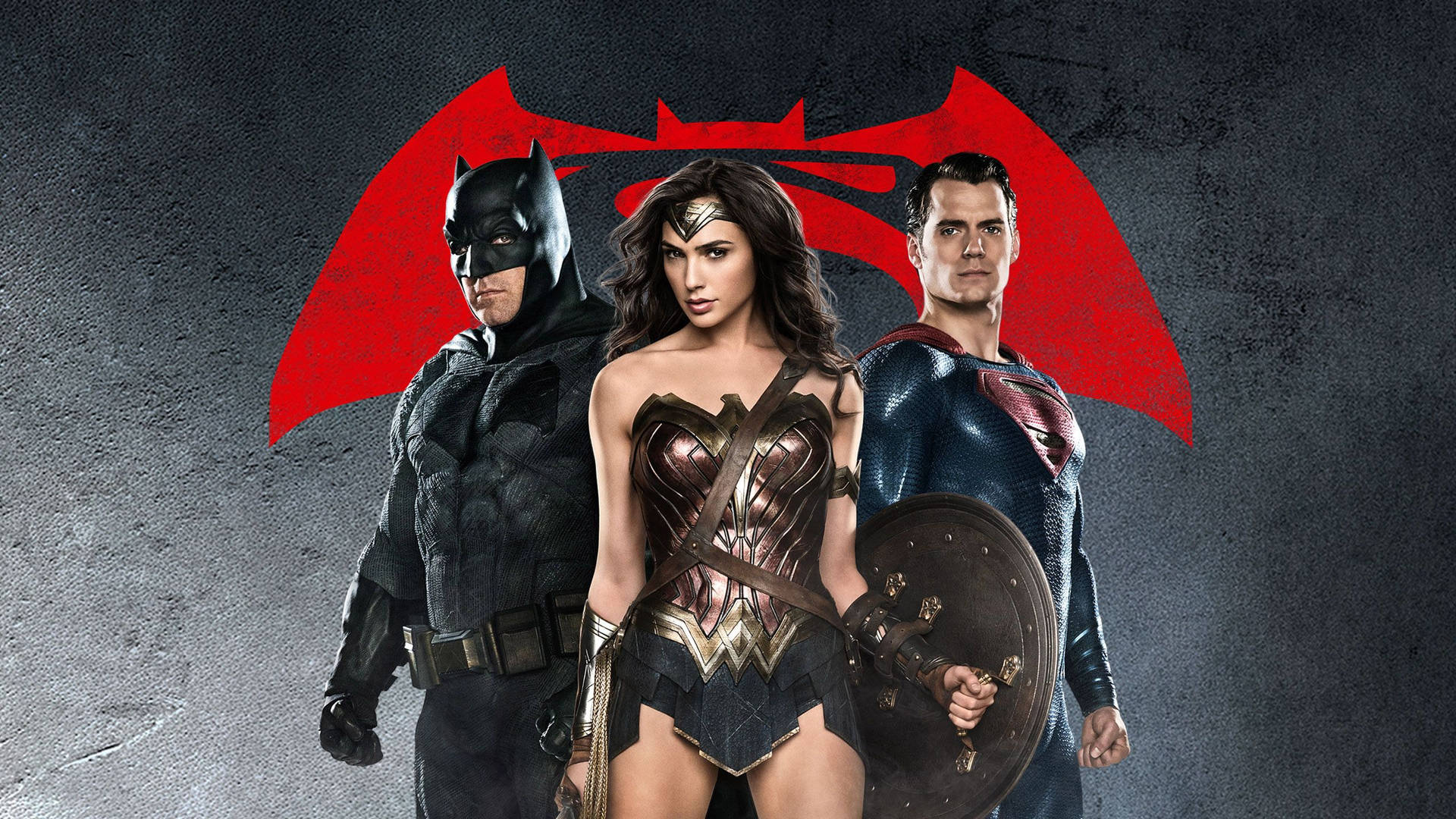 Batman V Superman Dawn Of Justice Poster Superman Batman And Wonder Woman Wallpaper