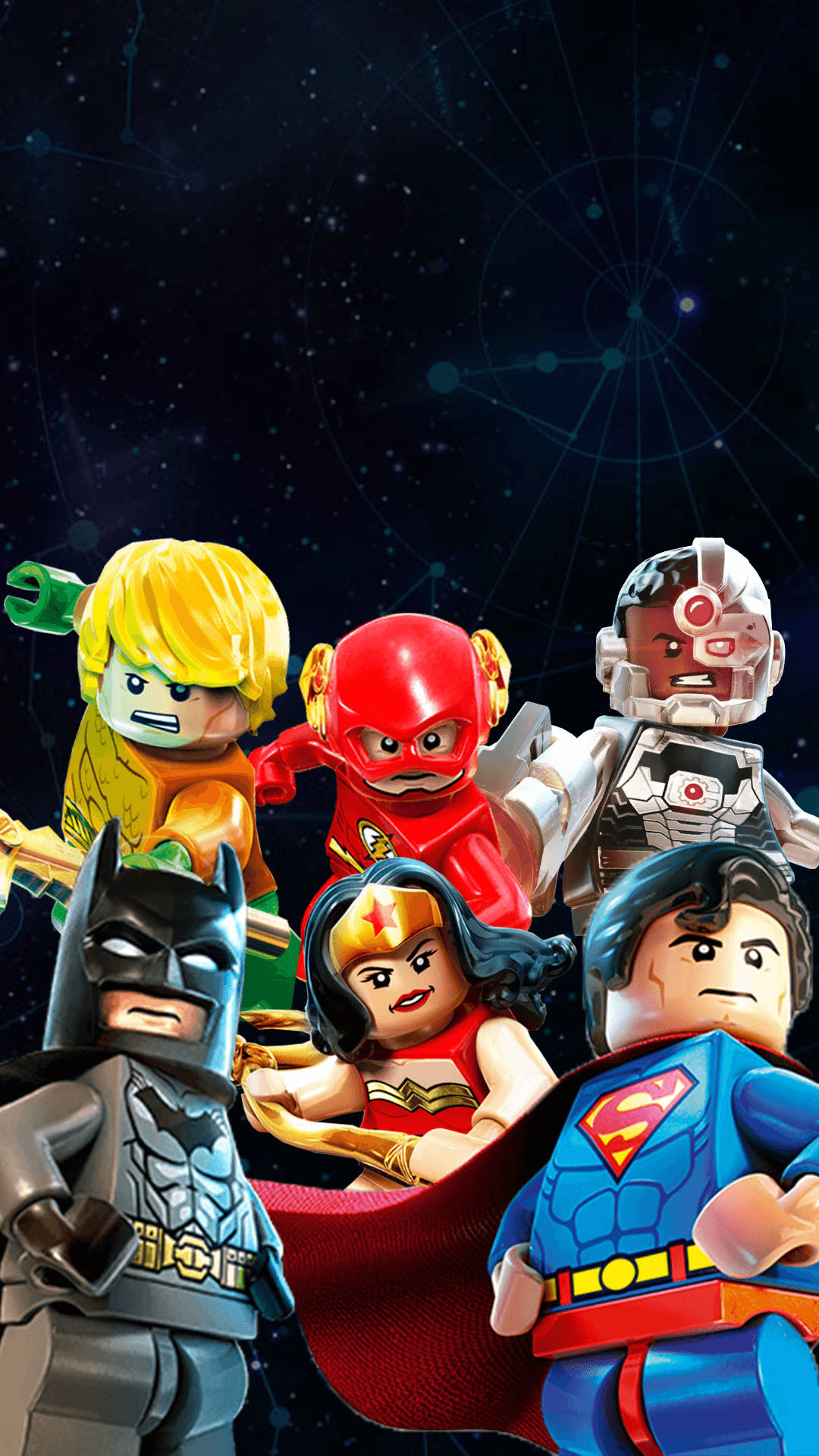Batman V Superman Lego Mini-figures Wallpaper