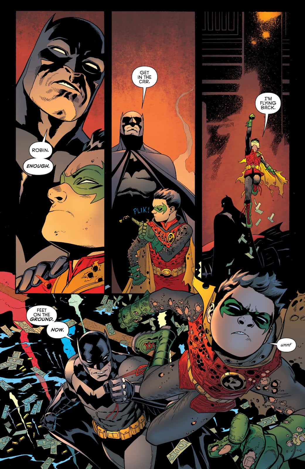 Caption: Epic Battle: Batman Vs Robin Wallpaper