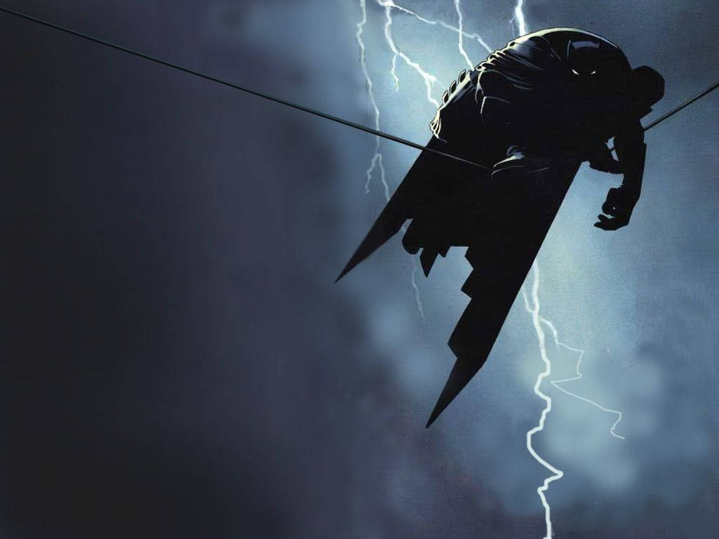 Batman Wire Lightning Wallpaper