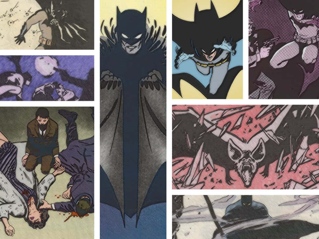 Caption: Batman Year One - Dark Night Vigilante Wallpaper