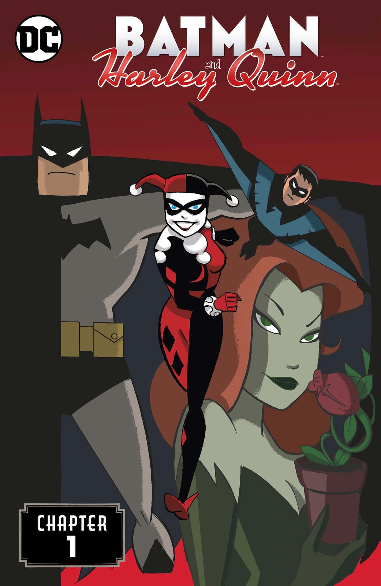 Couverture De Comic Batman Et Harley Quinn Fond d'écran