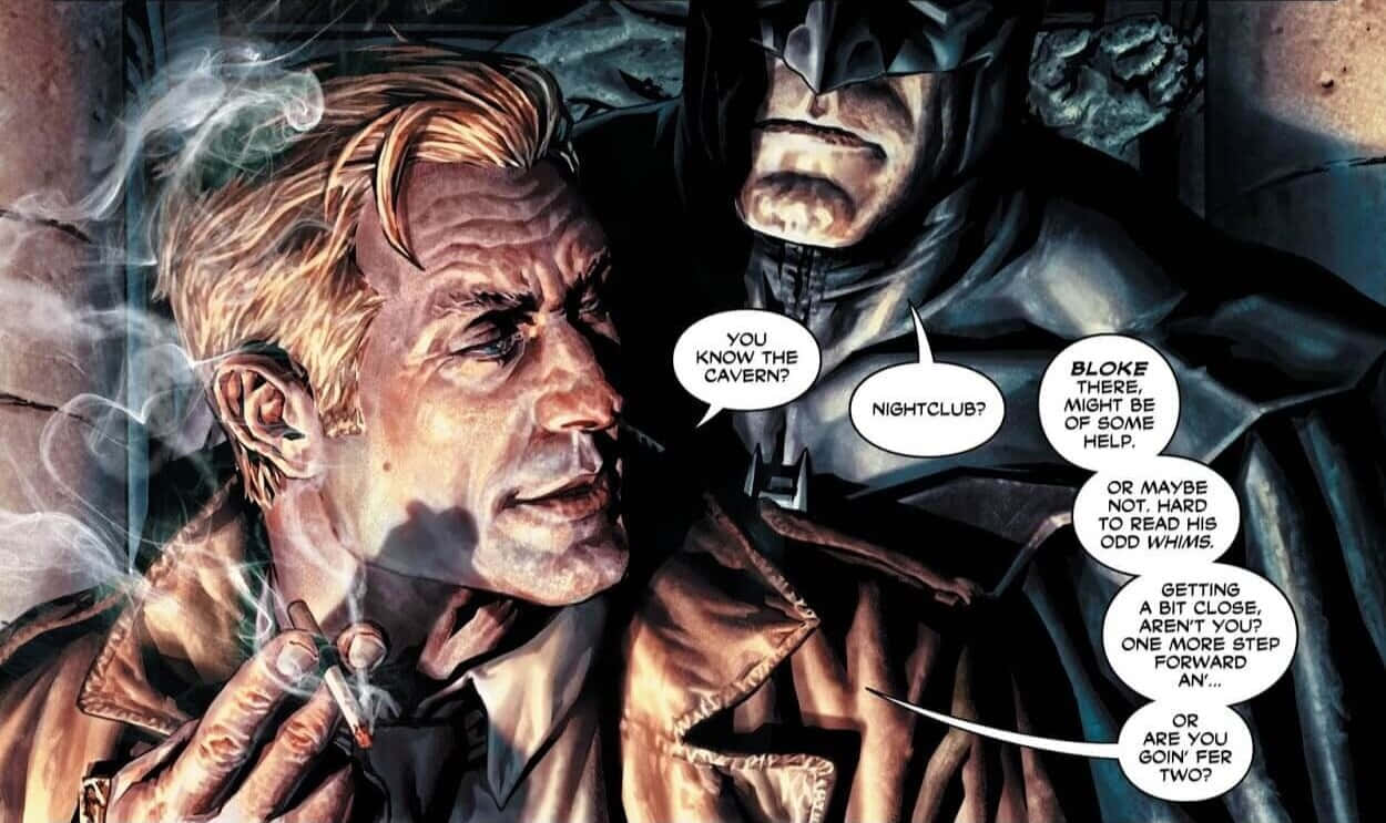 Batman Et John Constantine En Conversation Fond d'écran