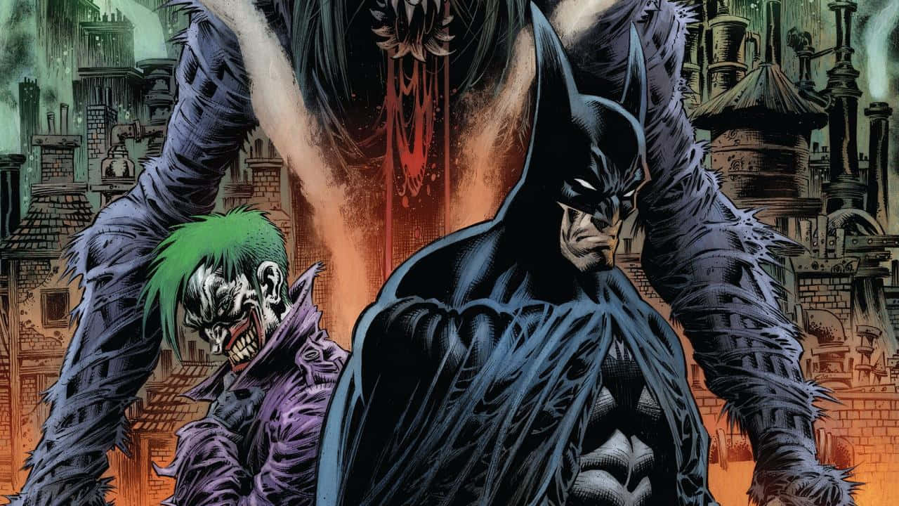 Batman Dan Joker Malam Terakhir Di Bumi Wallpaper